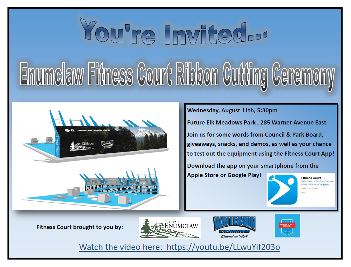 Flyer for ribbon-cutting ceremony